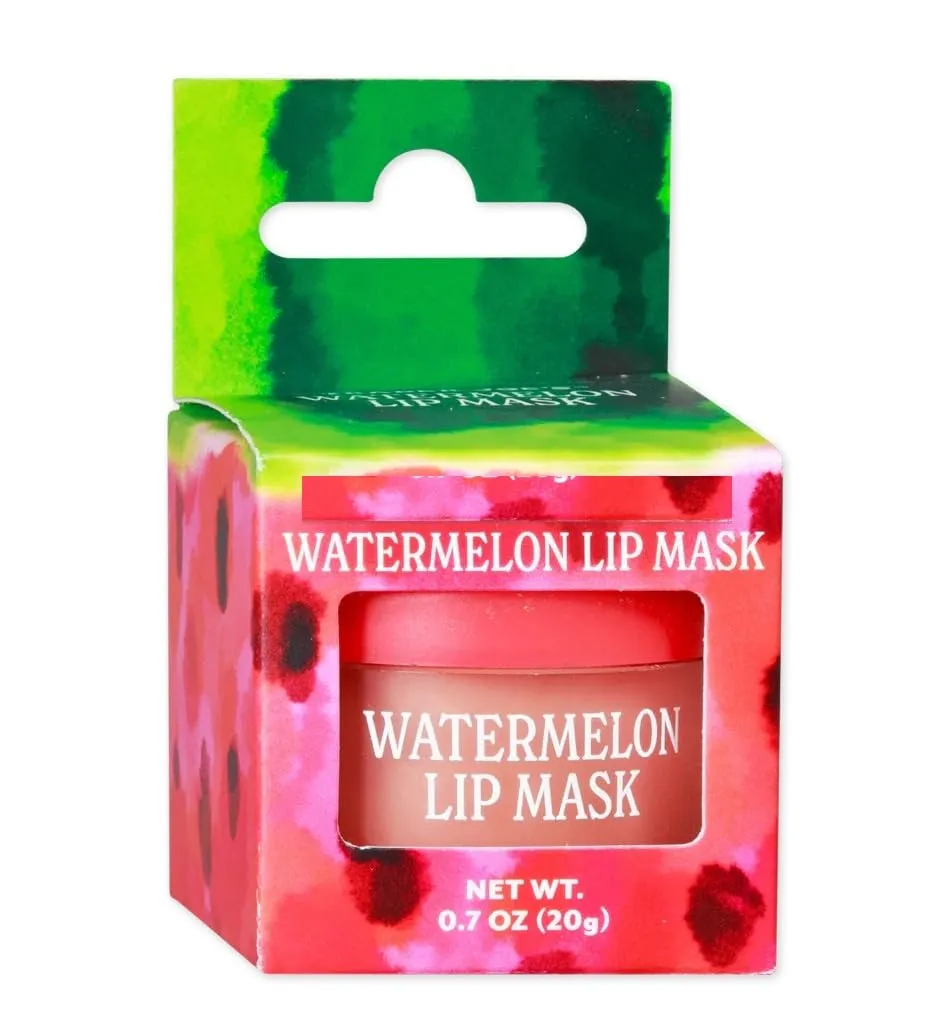 Watermelon Lip Mask with Shea Butter, Coconut oil, Vitamin E, and Watermelon Seed Oil 0.7oz/20g - Pack of 1