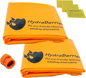Watershed Innovations Best Sandbag Alternative - Hydrabarrier Standard 24 Foot Length 4 Inch Height. - Water Diversion Tubes That are The Lightweight, Re-usable, and Eco-Friendly - Bulk - 2 Pack