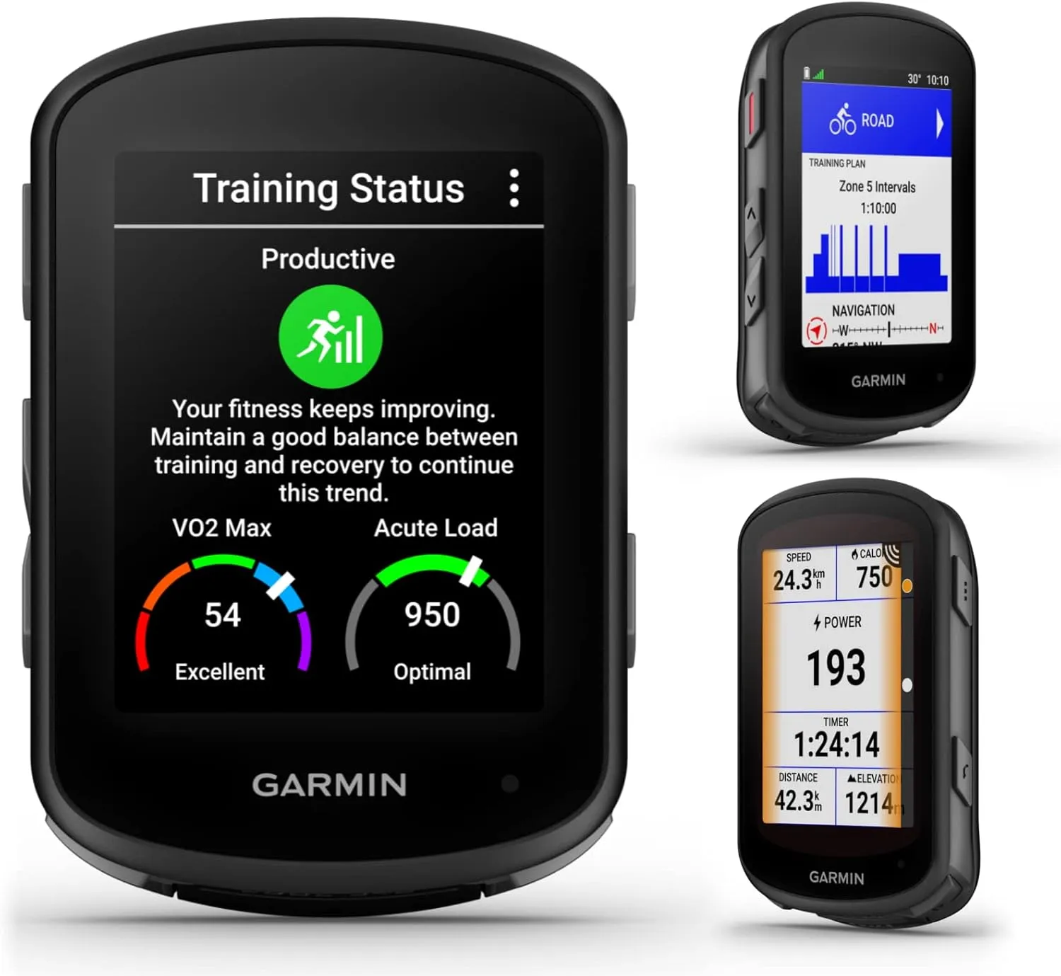 Wearable4U - Garmin Edge 540 GPS Cycling Computer, Button Controls, Advanced Navigation with E-Bank Bundle