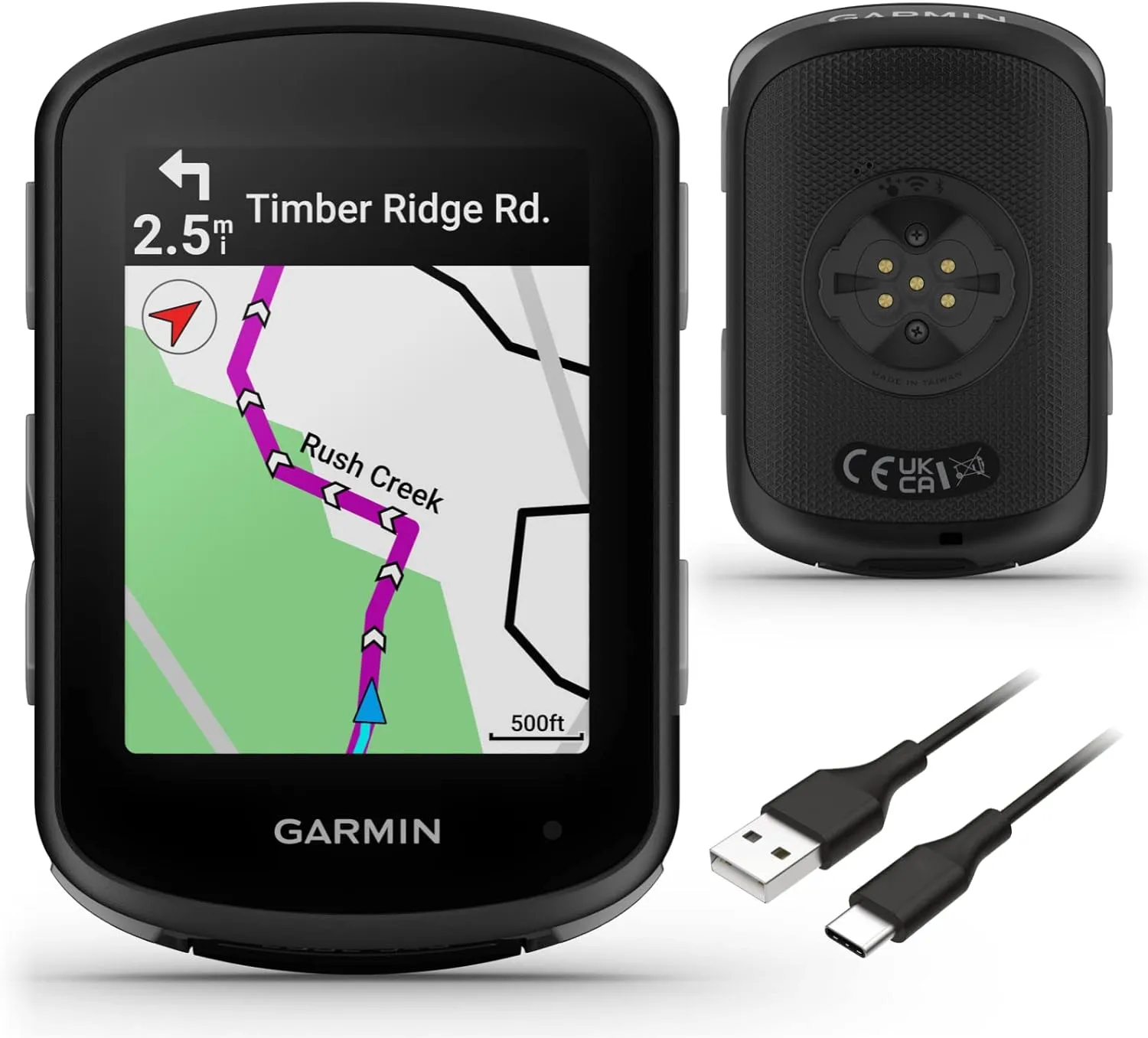 Wearable4U - Garmin Edge 540 GPS Cycling Computer, Button Controls, Advanced Navigation with E-Bank Bundle