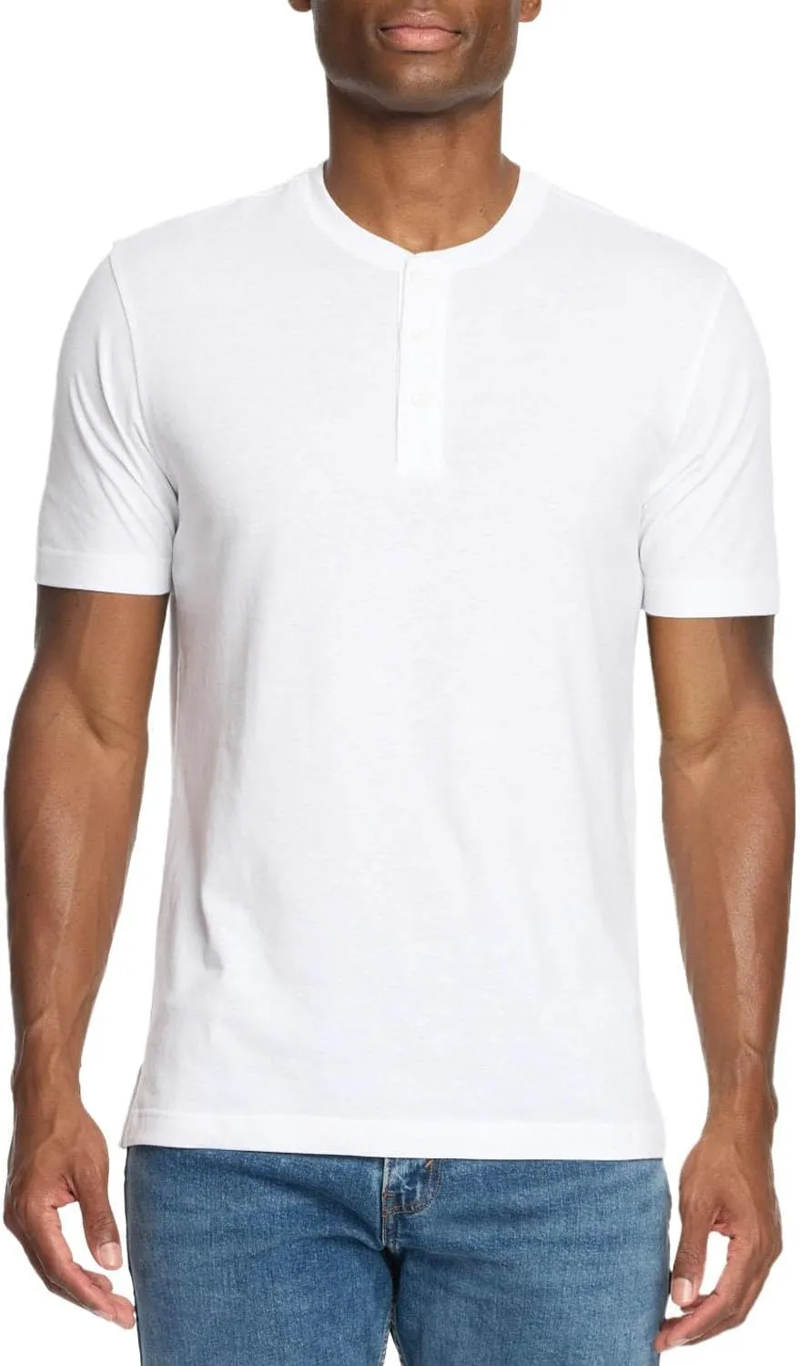Weatherproof WP 2 Pack Short Sleeve Henley Mens Shirts, Mens Shirts Casual, Lightweight Tee