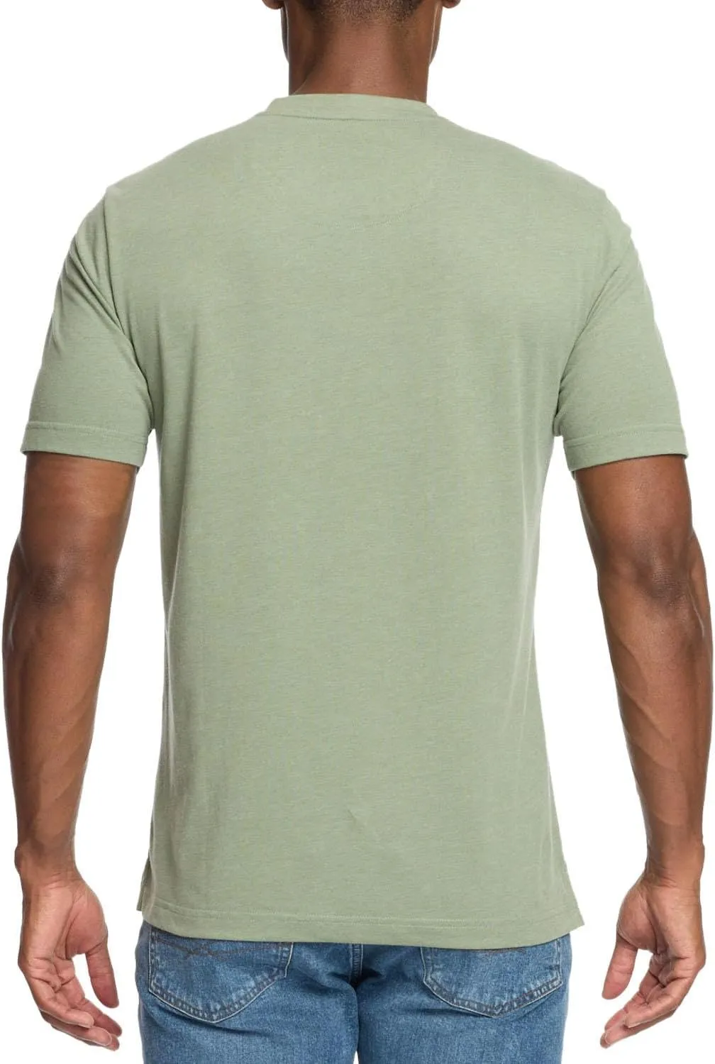 Weatherproof WP 2 Pack Short Sleeve Henley Mens Shirts, Mens Shirts Casual, Lightweight Tee