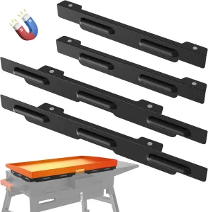 Wind Guards for Blackstone 28" Griddle, MeWeBlue Blackstone Accessories Fit for Grill, MeWeBlue 5016 Magnetic Stainless Steel Wind Screens Protect Flame Hold Heat, Compatible with Hood