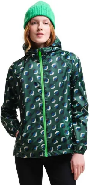 Womens Orla Kiely Lightweight Waterproof Pack-It Packable Jacket Coat