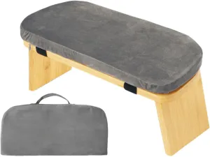 Wooden Meditation Stool Stool Removable Compact Anti Slip Comfortable Ergonomic for Room Office Living Room Balcony