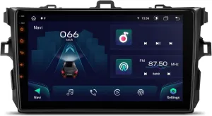 XTRONS for 2007 2008 2009 2010 2011 2012 2013 Toyota Corolla Radio, 9 Inch Touch Screen Carplay Android 13 Auto Car Stereo Built-in DSP